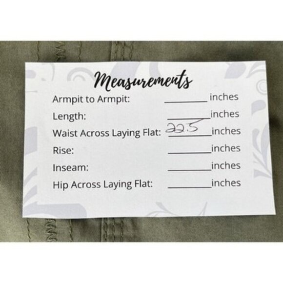 Style & Co Olive Green Comfort Waist Shorts Plus Size 24W NWT - Picture 5 of 5